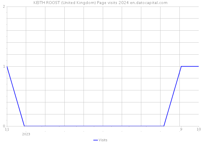 KEITH ROOST (United Kingdom) Page visits 2024 