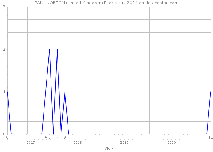 PAUL NORTON (United Kingdom) Page visits 2024 