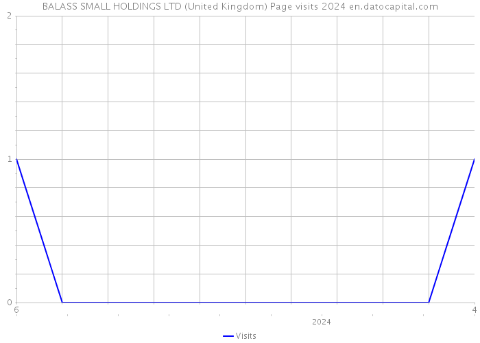 BALASS SMALL HOLDINGS LTD (United Kingdom) Page visits 2024 