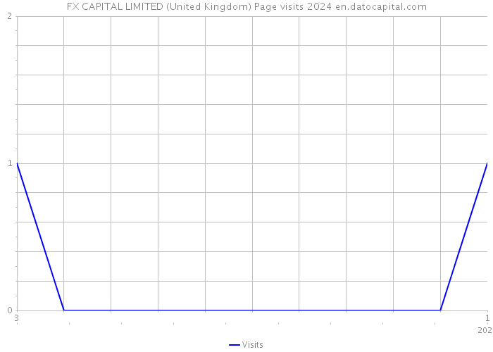 FX CAPITAL LIMITED (United Kingdom) Page visits 2024 
