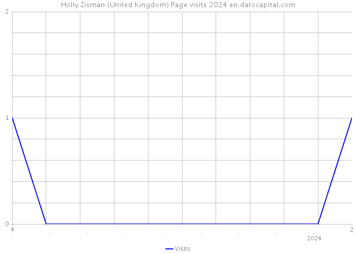 Holly Zisman (United Kingdom) Page visits 2024 