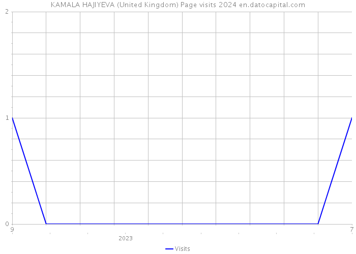 KAMALA HAJIYEVA (United Kingdom) Page visits 2024 
