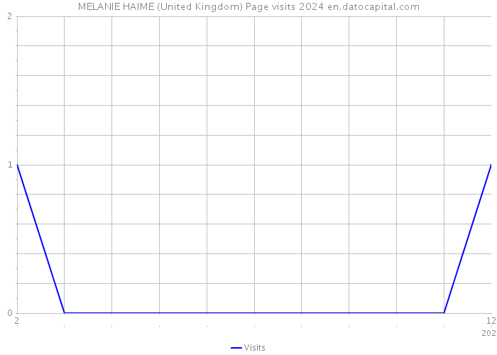 MELANIE HAIME (United Kingdom) Page visits 2024 