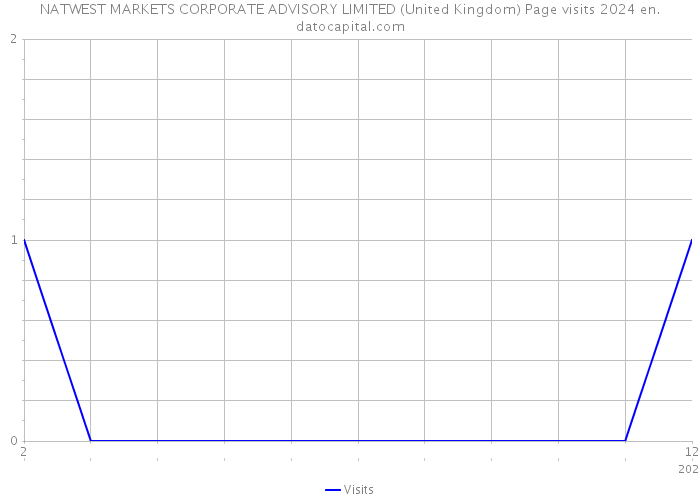 NATWEST MARKETS CORPORATE ADVISORY LIMITED (United Kingdom) Page visits 2024 