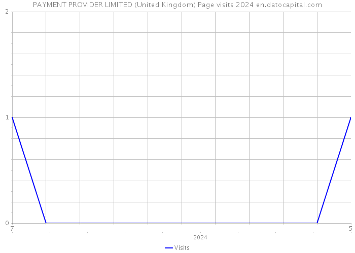 PAYMENT PROVIDER LIMITED (United Kingdom) Page visits 2024 