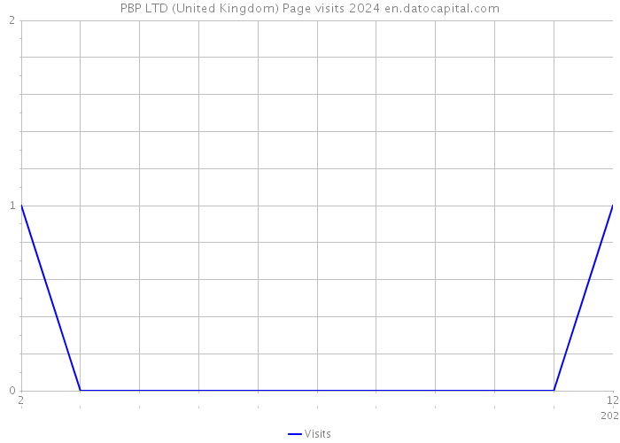 PBP LTD (United Kingdom) Page visits 2024 