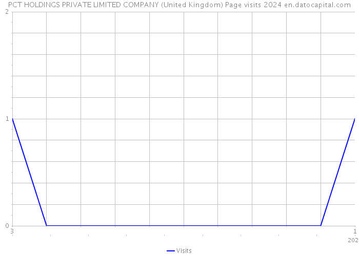 PCT HOLDINGS PRIVATE LIMITED COMPANY (United Kingdom) Page visits 2024 