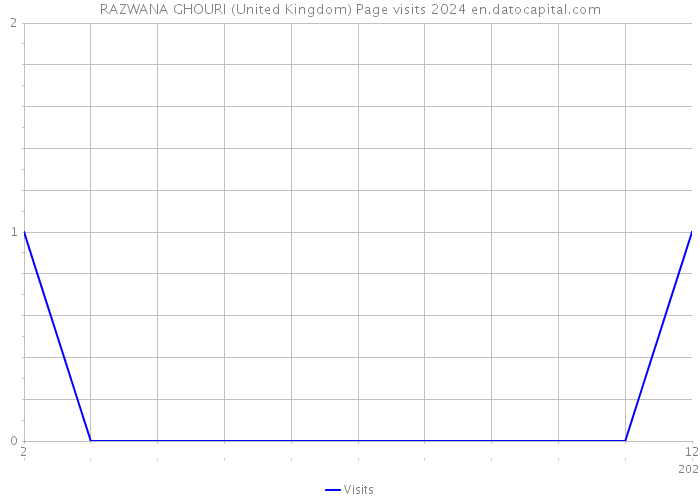 RAZWANA GHOURI (United Kingdom) Page visits 2024 