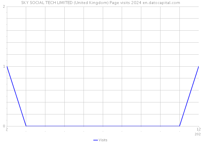 SKY SOCIAL TECH LIMITED (United Kingdom) Page visits 2024 