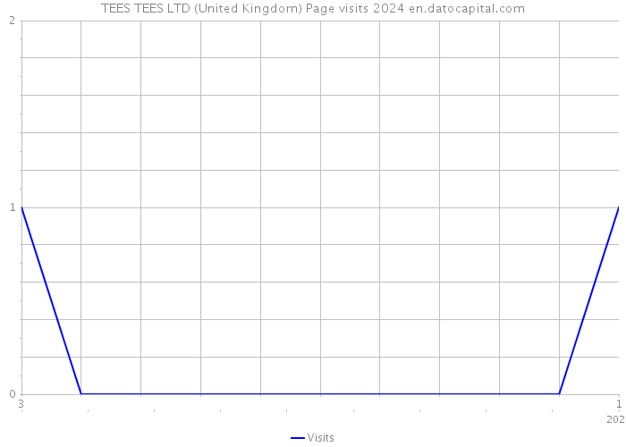 TEES TEES LTD (United Kingdom) Page visits 2024 