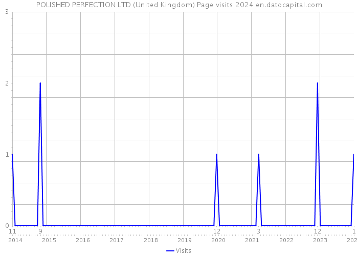 POLISHED PERFECTION LTD (United Kingdom) Page visits 2024 