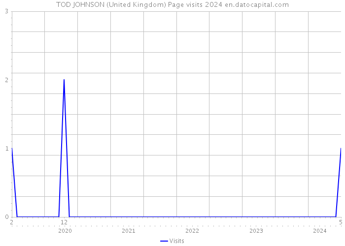 TOD JOHNSON (United Kingdom) Page visits 2024 