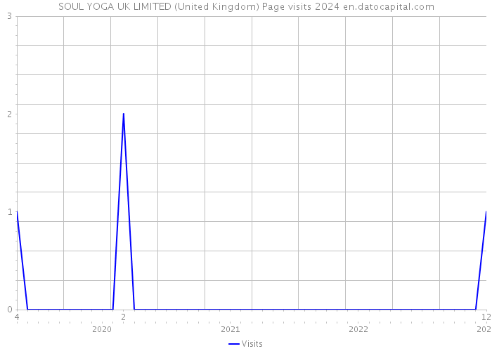 SOUL YOGA UK LIMITED (United Kingdom) Page visits 2024 