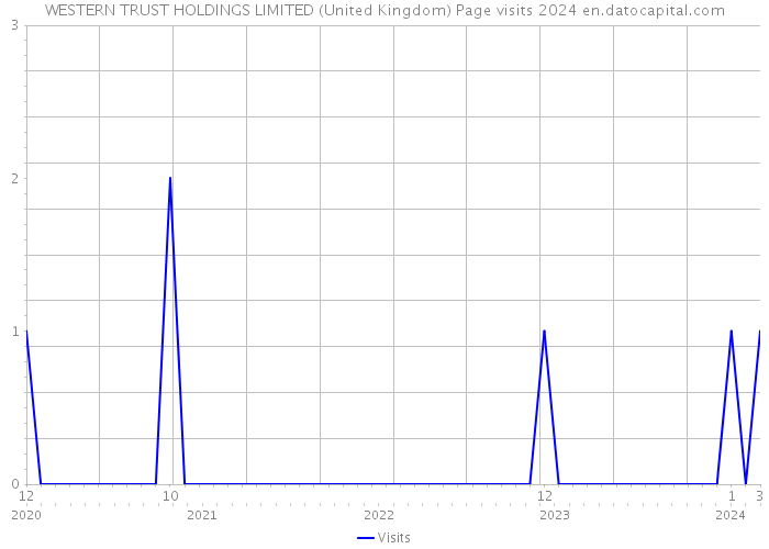 WESTERN TRUST HOLDINGS LIMITED (United Kingdom) Page visits 2024 