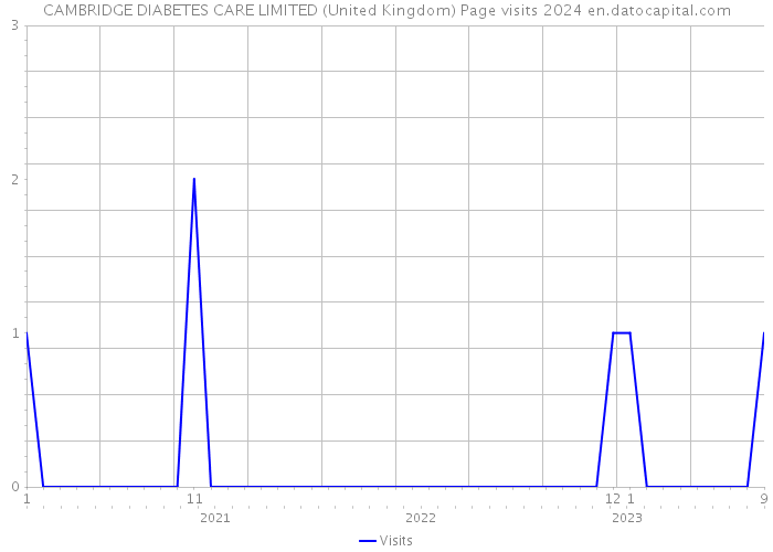 CAMBRIDGE DIABETES CARE LIMITED (United Kingdom) Page visits 2024 