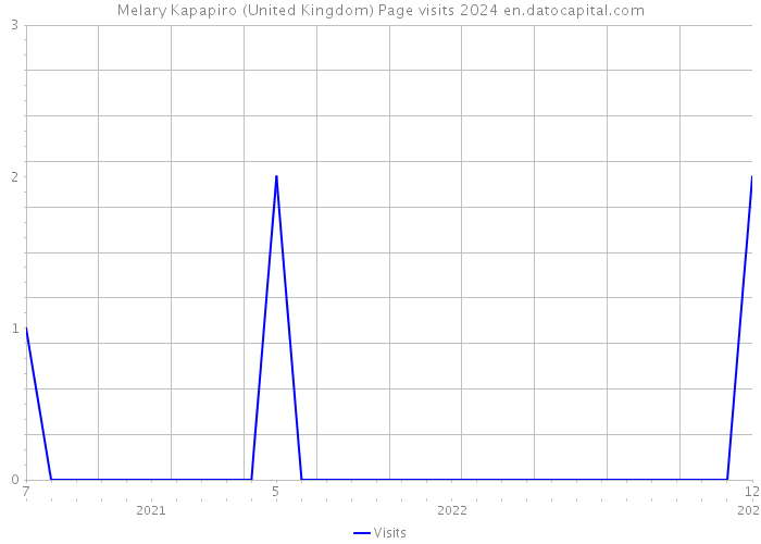 Melary Kapapiro (United Kingdom) Page visits 2024 