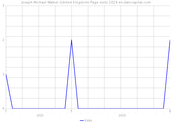 Joseph Michael Walker (United Kingdom) Page visits 2024 