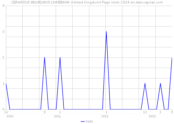 GERARDUS WILHELMUS LINNEBANK (United Kingdom) Page visits 2024 