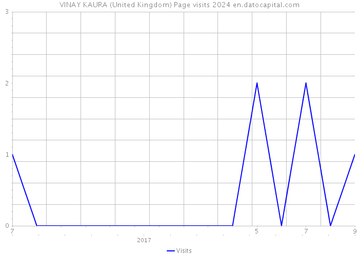 VINAY KAURA (United Kingdom) Page visits 2024 