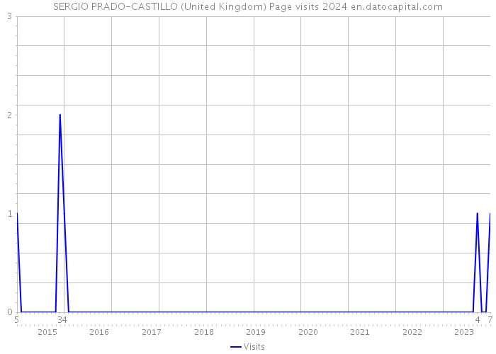 SERGIO PRADO-CASTILLO (United Kingdom) Page visits 2024 