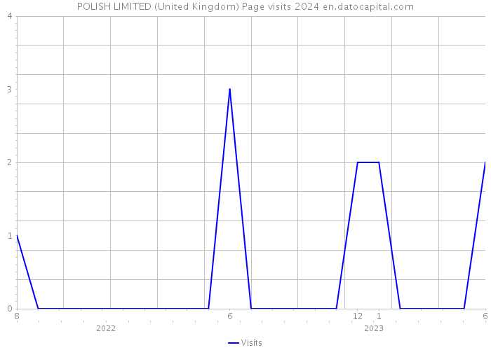 POLISH LIMITED (United Kingdom) Page visits 2024 