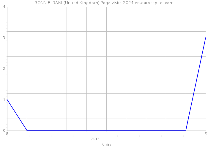 RONNIE IRANI (United Kingdom) Page visits 2024 