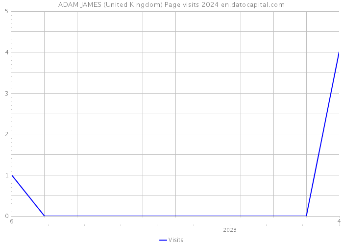 ADAM JAMES (United Kingdom) Page visits 2024 