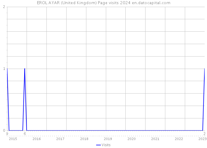 EROL AYAR (United Kingdom) Page visits 2024 