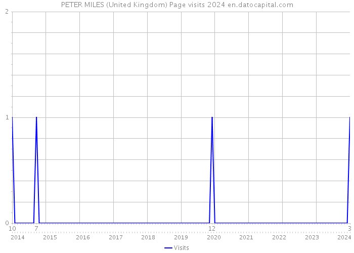PETER MILES (United Kingdom) Page visits 2024 