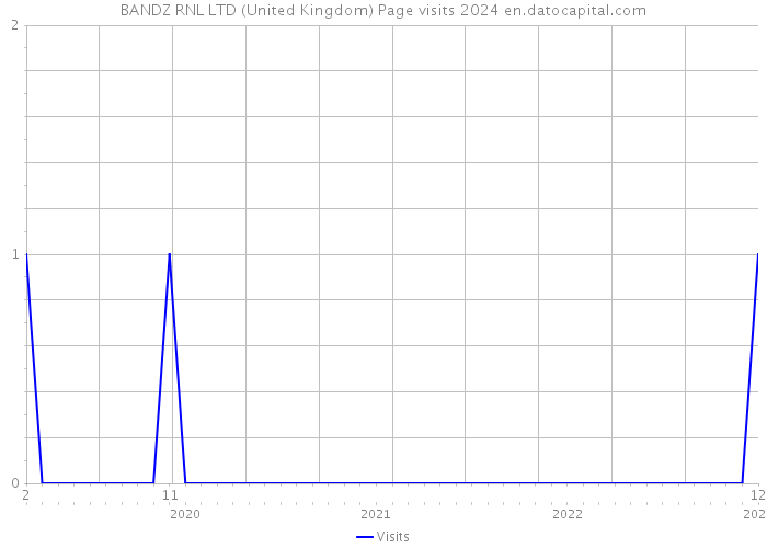BANDZ RNL LTD (United Kingdom) Page visits 2024 