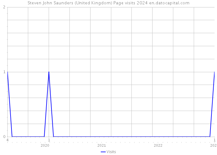 Steven John Saunders (United Kingdom) Page visits 2024 