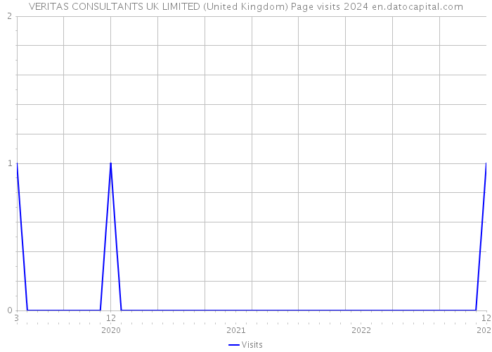 VERITAS CONSULTANTS UK LIMITED (United Kingdom) Page visits 2024 