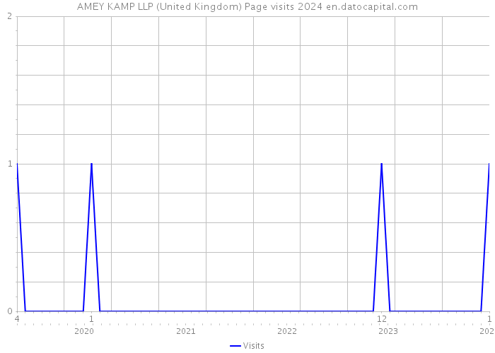 AMEY KAMP LLP (United Kingdom) Page visits 2024 
