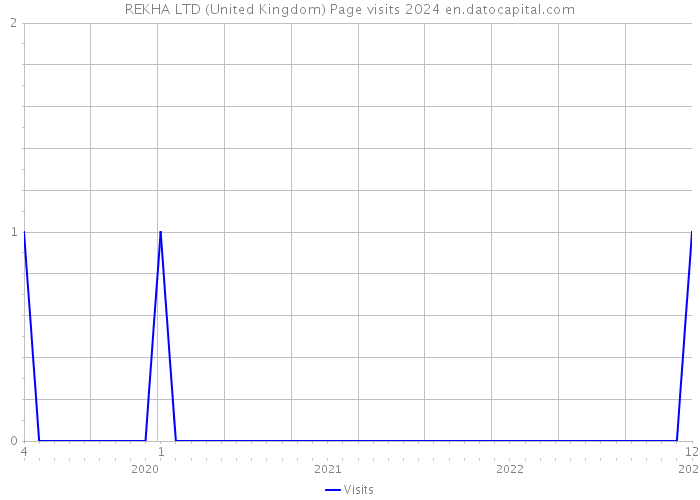 REKHA LTD (United Kingdom) Page visits 2024 