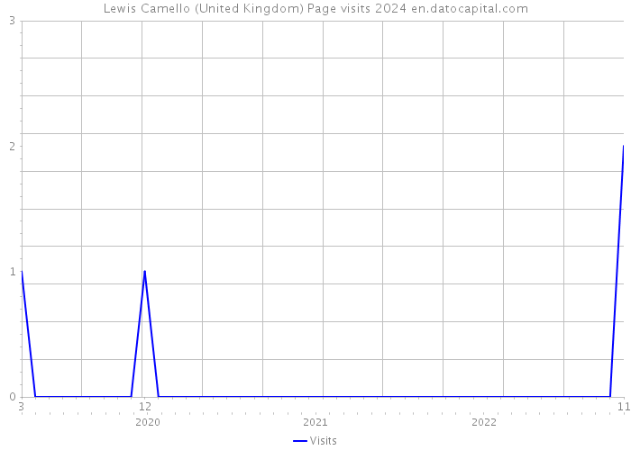 Lewis Camello (United Kingdom) Page visits 2024 