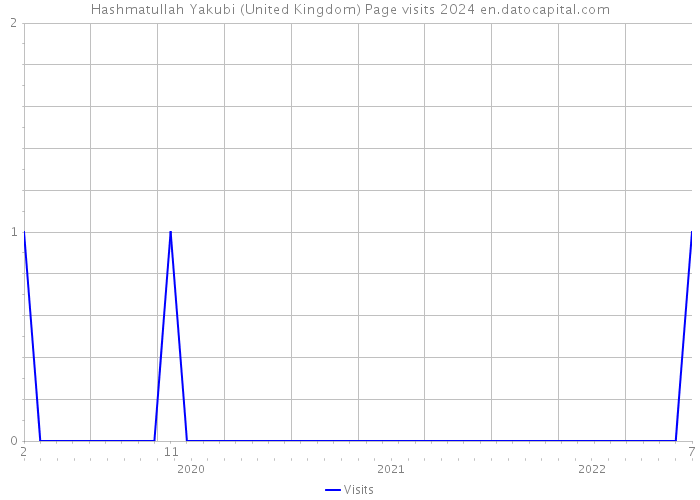 Hashmatullah Yakubi (United Kingdom) Page visits 2024 