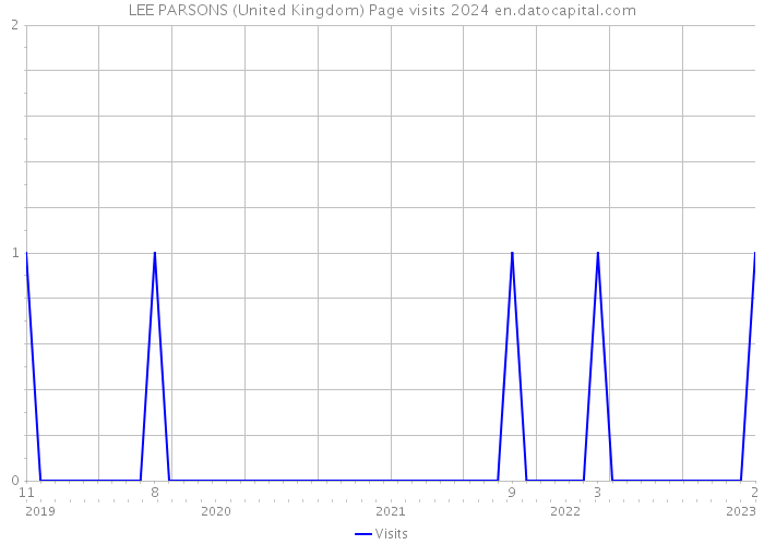 LEE PARSONS (United Kingdom) Page visits 2024 
