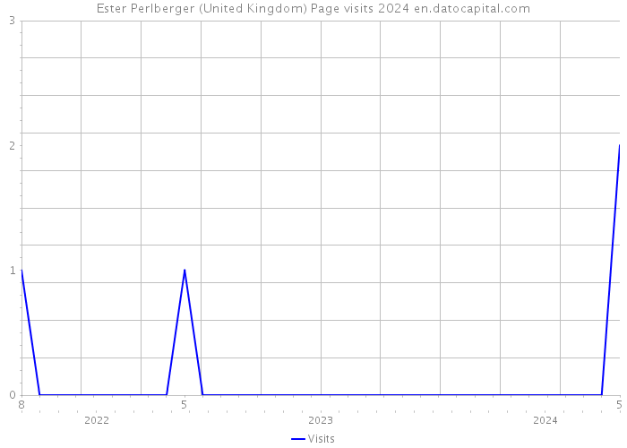 Ester Perlberger (United Kingdom) Page visits 2024 