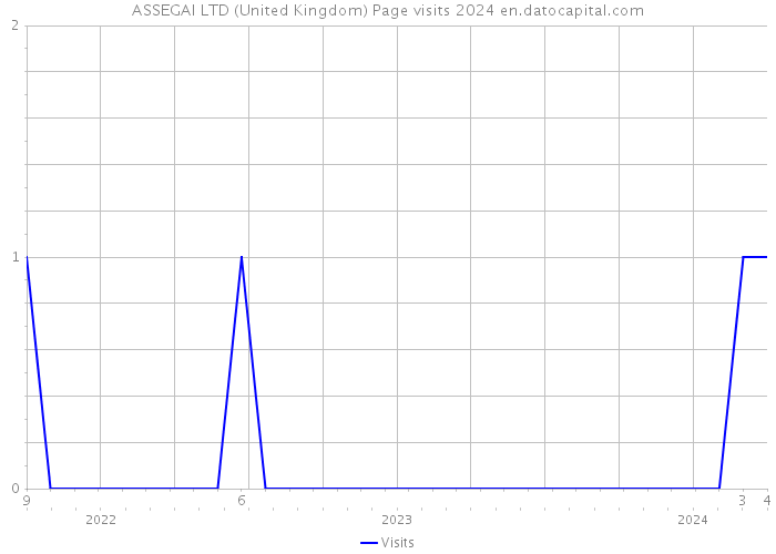 ASSEGAI LTD (United Kingdom) Page visits 2024 