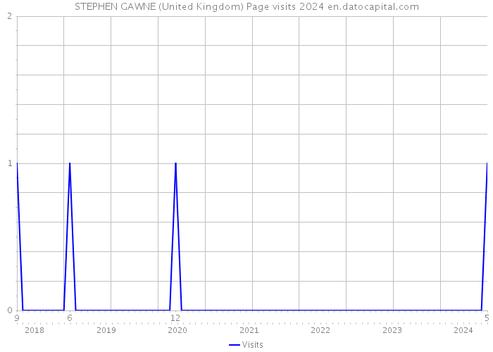 STEPHEN GAWNE (United Kingdom) Page visits 2024 