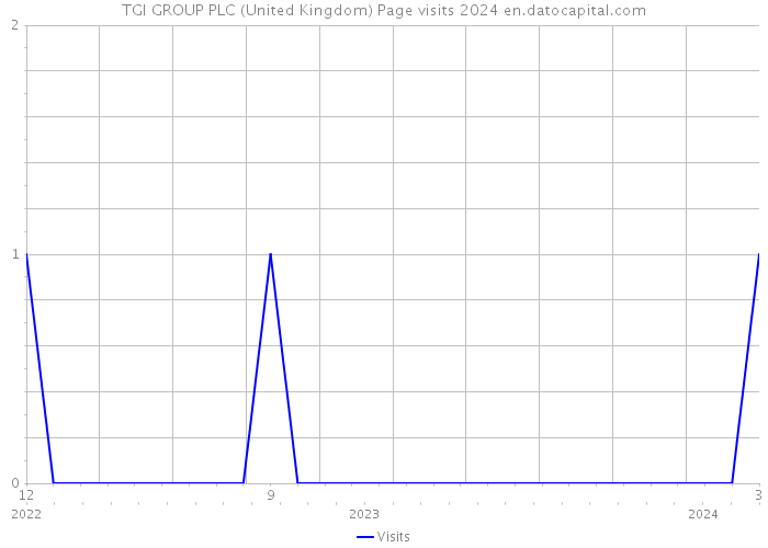 TGI GROUP PLC (United Kingdom) Page visits 2024 