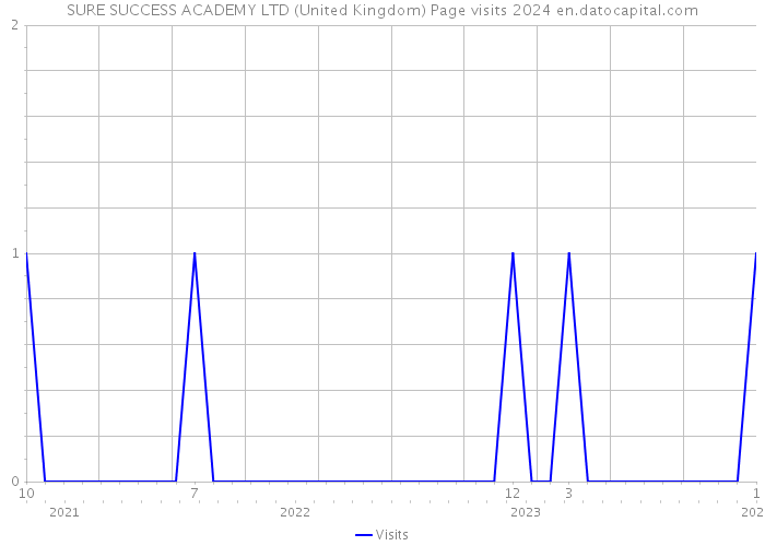 SURE SUCCESS ACADEMY LTD (United Kingdom) Page visits 2024 