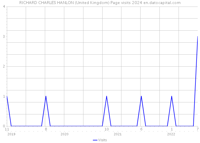 RICHARD CHARLES HANLON (United Kingdom) Page visits 2024 