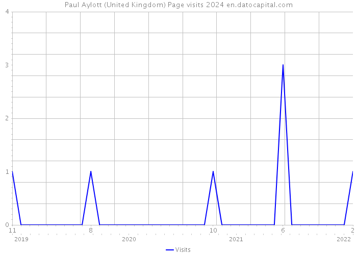 Paul Aylott (United Kingdom) Page visits 2024 