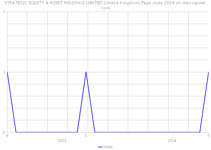 STRATEGIC EQUITY & ASSET HOLDINGS LIMITED (United Kingdom) Page visits 2024 