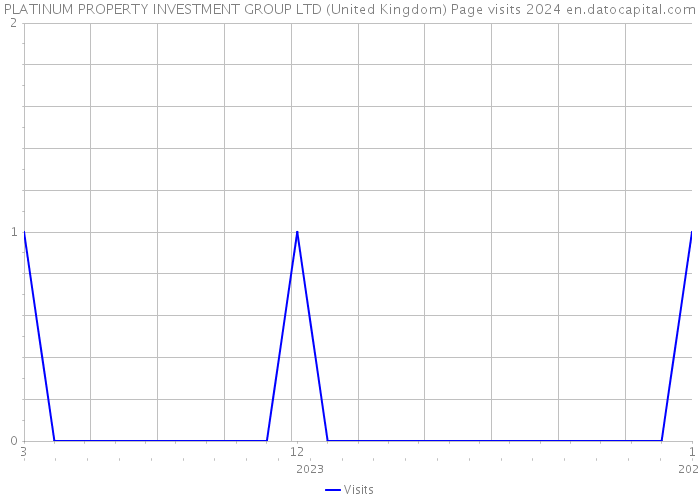 PLATINUM PROPERTY INVESTMENT GROUP LTD (United Kingdom) Page visits 2024 