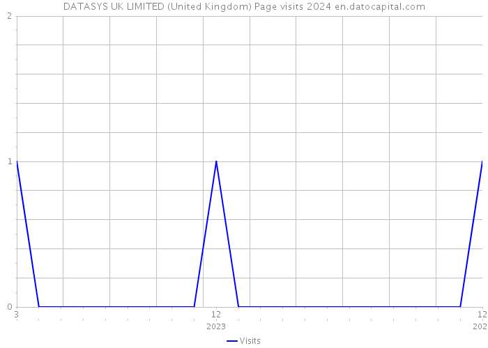 DATASYS UK LIMITED (United Kingdom) Page visits 2024 