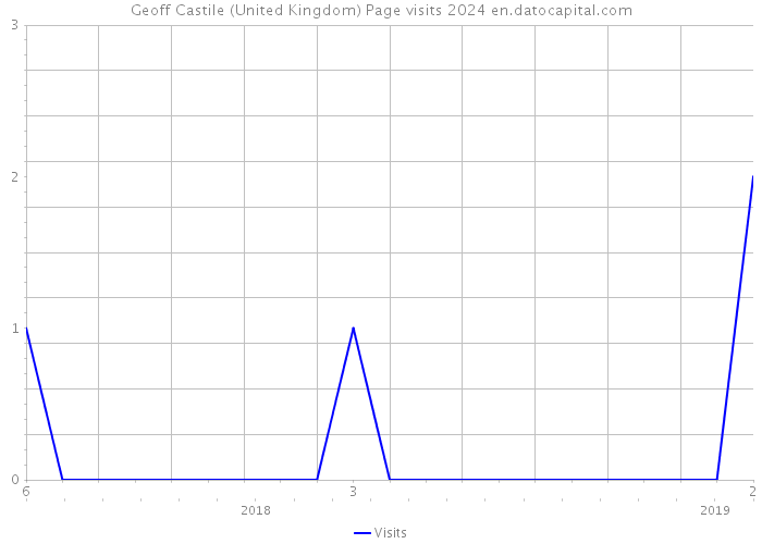 Geoff Castile (United Kingdom) Page visits 2024 