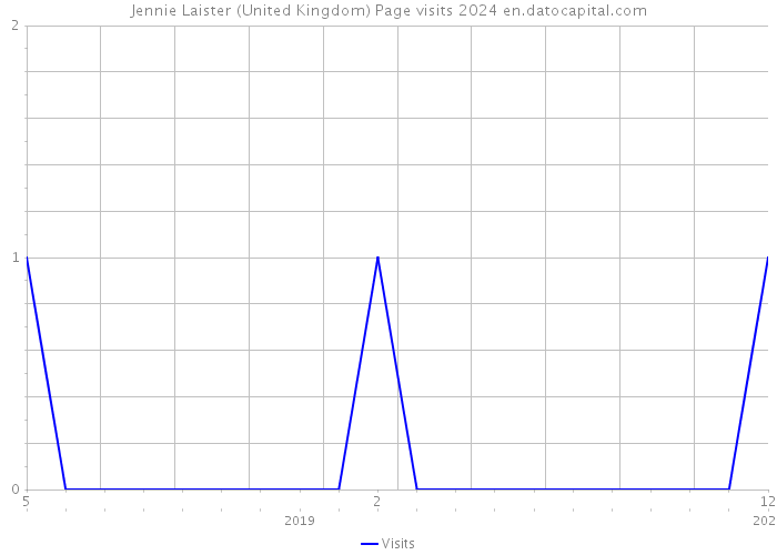 Jennie Laister (United Kingdom) Page visits 2024 