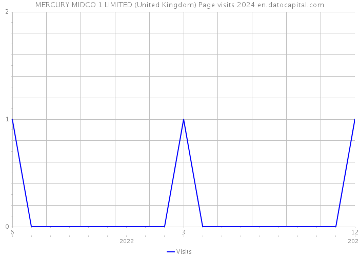 MERCURY MIDCO 1 LIMITED (United Kingdom) Page visits 2024 